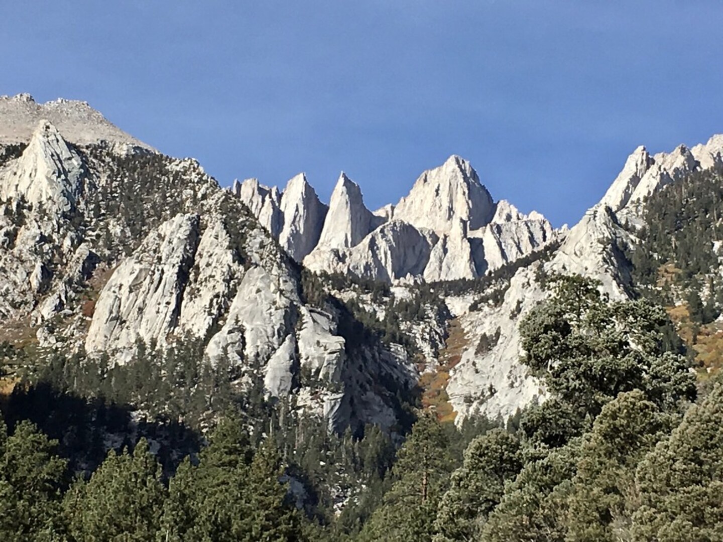 Hiking in the Sierra Nevada near Whitney